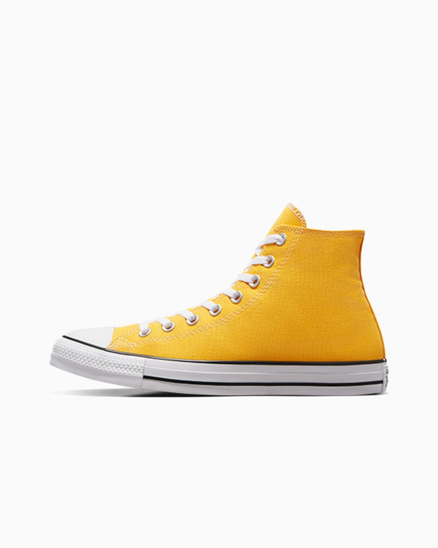 Tenis Converse Chuck Taylor All Star Classicos Cano Alto Feminino Limão | PT D09T170